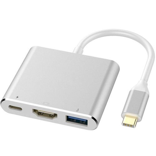 USB 3.1 Type C Male Multi Adapter to HDMI/USB 3.0/USB 3.1 Female Adapter | 4K HDMI Output | High-Speed Data Transfer | Universal Compatibility