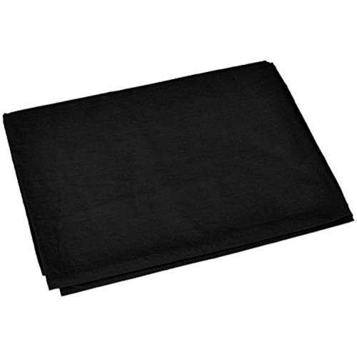 Visico Muslin Backdrop 3M x 6M | Professional Black Photography Background Cloth | Seamless Studio Backdrop