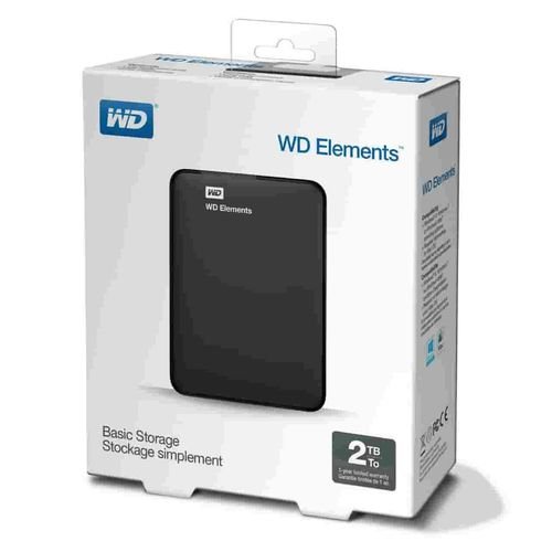 Western Digital WD Hard Disk External 2TB | Portable USB 3.0 External Hard Drive | High-Speed Data Storage | Plug-and-Play Backup Solution