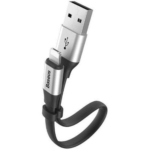 Baseus Reversible 2 In 1 Portable 23CM Charging Cable for Android & iOS | Compact Fast Charge | Dual-Device Compatibility | Universal USB