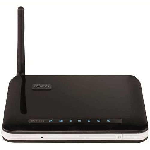 D-Link DWR-113/EEU 3G Wireless Router (Single Antenna) | Reliable Mobile Broadband | Wi-Fi Connectivity | Plug & Play