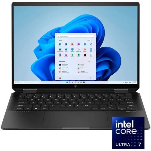 HP SPECTRE Ultra 7 x360 14-eu0013dx (2024) | Intel Ultra 7 155H | 16GB RAM | 1TB SSD | Intel Arc Graphics | 2.8K OLED Touch | Windows 11 | Poly Studio Audio | Fingerprint + IR Camera