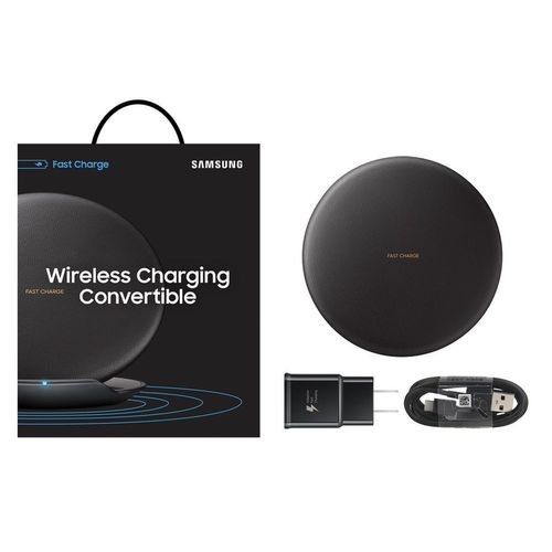 Samsung Convertible Wireless Charger | Fast Charging Technology | Versatile Charging Modes | Qi-Certified | Sleek Design