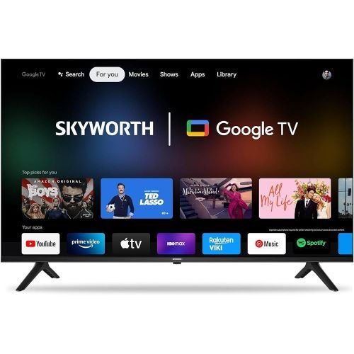 Skyworth 43 Inch 43E3A FHD Smart Android TV | Frameless Design | Dolby Audio | Google Assistant | Built-In Chromecast