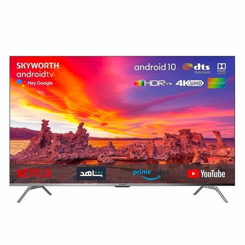 Skyworth 55 Inch 55G3A 4K UHD Smart Android TV | HDR Display | Google Assistant Built-in | Frameless Design | Dolby Audio