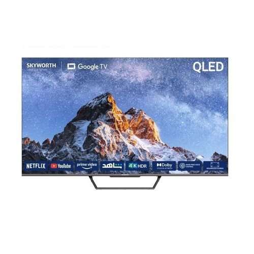 Skyworth 65 Inch QLED 65SUE9500 UHD 4K Google Android Smart TV | Quantum Dot Color | Dolby Vision & Atmos | Chromecast Built-in | Frameless Design